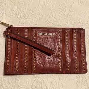 EUC Michael Kors Clutch Wallet with Mini Grommets